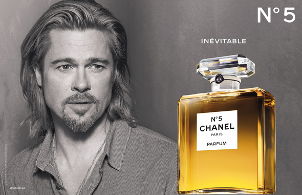 Brad Pitt publicité Chanel N°5 en 2012