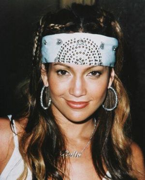 Jennifer Lopez avec un bandana