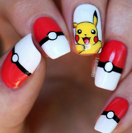 Nails Art Pokemon go