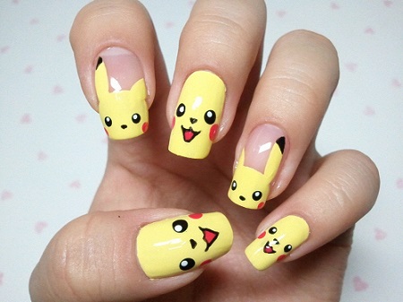 nails art pokemon go