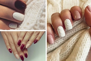 La mode du cosy nail est un nail art pour marier ses ongles à ses pulls d'hiver
