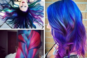 La tendance coloration du galaxy hair. Pour des cheveux hauts en couleurs