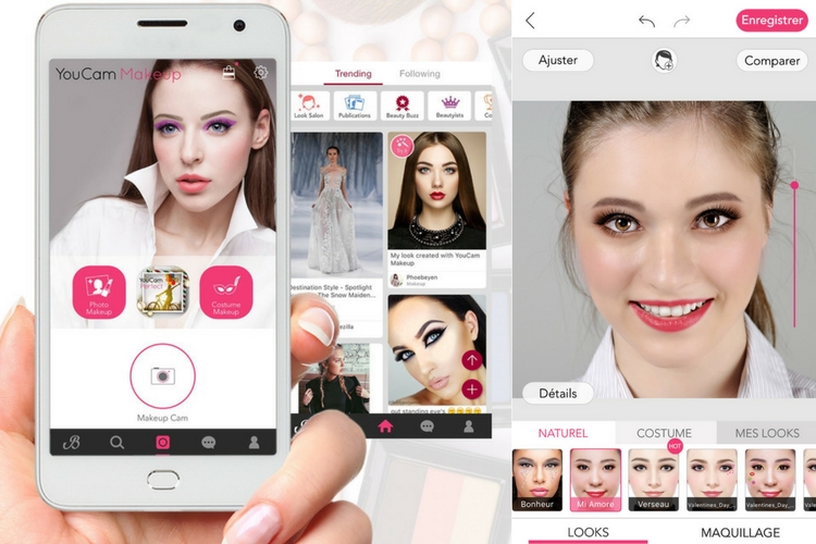 YouCam Makeup application relooking beauté