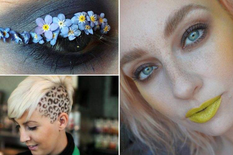 Terrarium Eyes, Leopard Hair, Blush jaune : 3 tendances beauté insolites