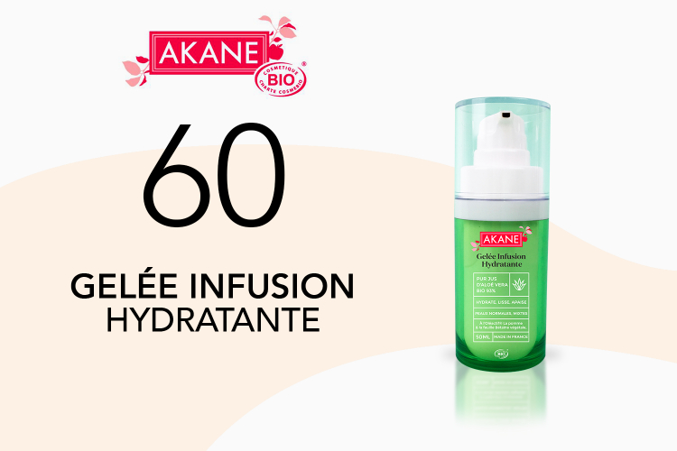 60 Gelée Infusion Hydratante de Akane à tester
