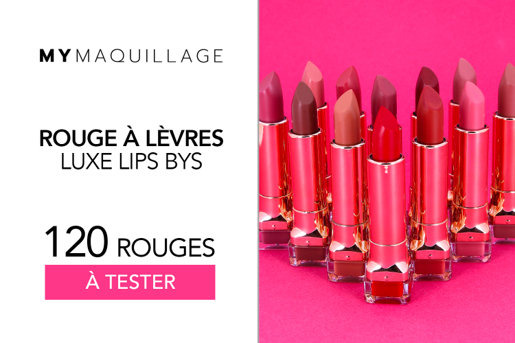 Rouges à Lèvres Luxe Lips BYS : 120 produits à tester !