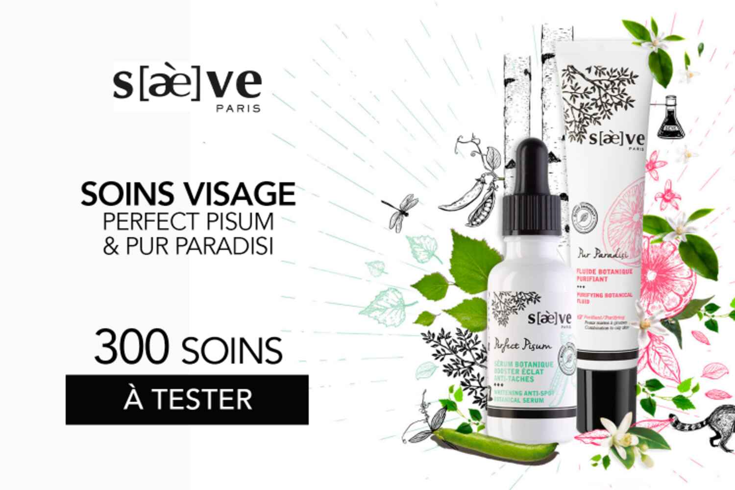 saeve sérum botanique booster éclat anti taches