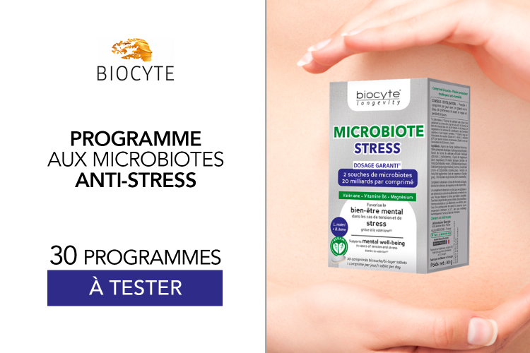 30 Microbiote Stress de Biocyte à tester !