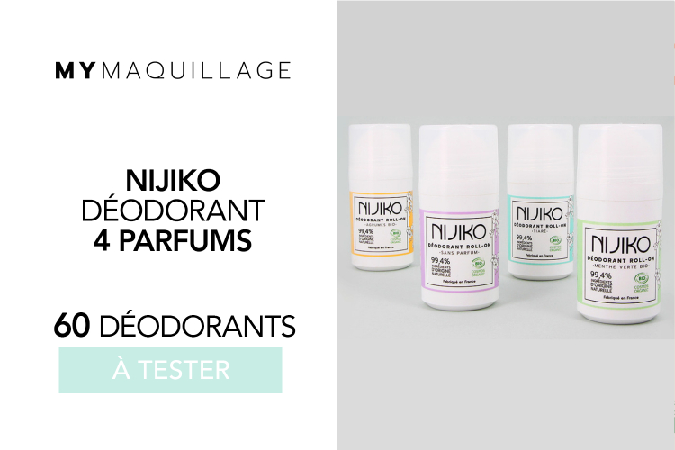 60 Déodorants Nijiko : 4 parfums de chez MY MAQUILLAGE à tester !