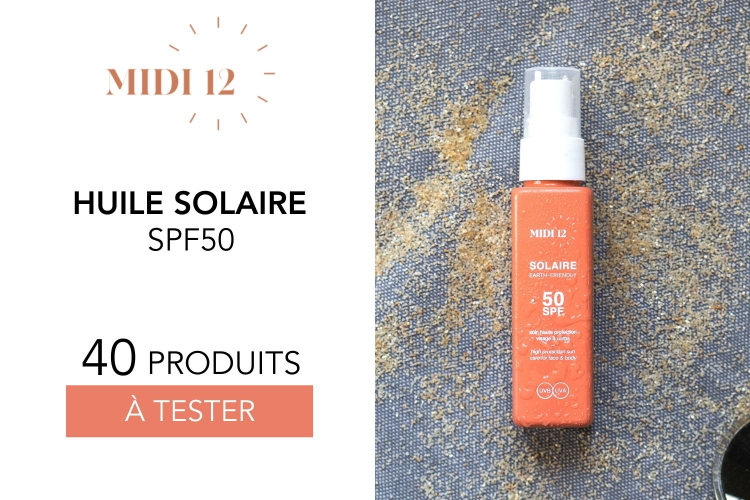 Huile protectrice solaire SPF 50 haute protection
