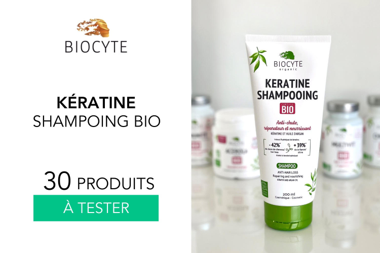 30 Keratine shampooing BIO Biocyte à tester