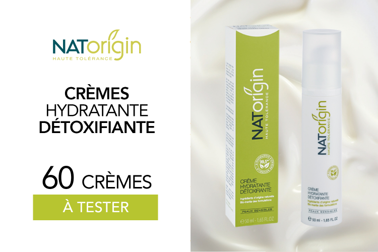 Crème Hydratante Détoxifiante de NatOrigin : 60 crèmes à tester !