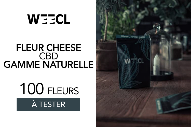 Fleur Cheese CBD Gamme Natural Weecl : 100 Fleurs à tester !