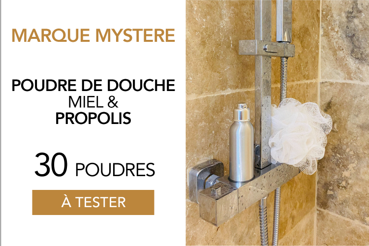 POUDRE DE DOUCHE TOUTE DOUCE d'une Marque Mystère : 30 Gels douches en poudre à tester !