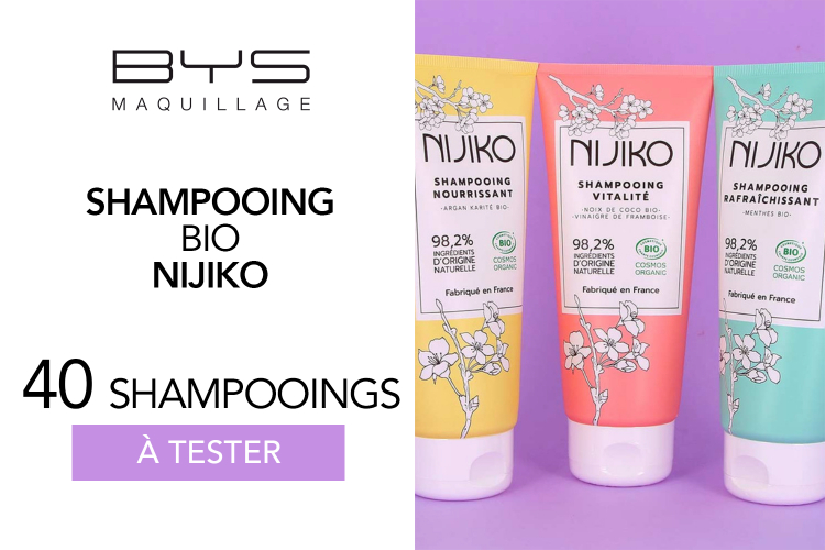 Shampoing Bio NIJIKO : 30 shampoings à tester !