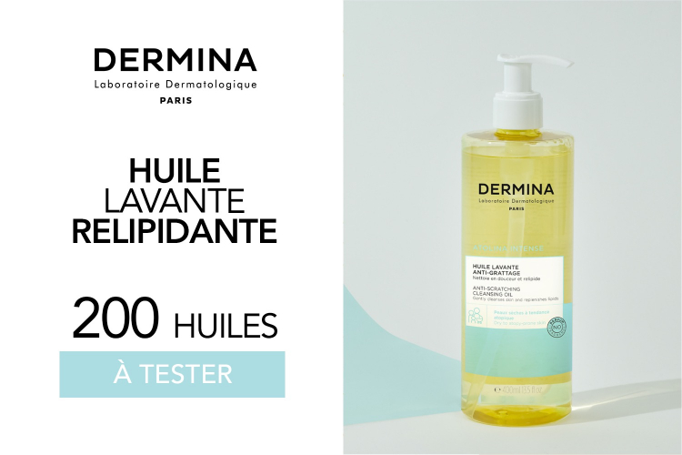 Huile Lavante Relipidante Atolina de Dermina : 200 huiles lavantes à tester !