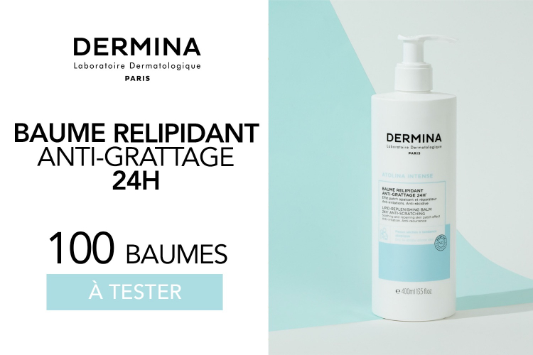 Baume Relipidant Anti-Grattage 24h Atolina de Dermina : 100 baumes à tester !