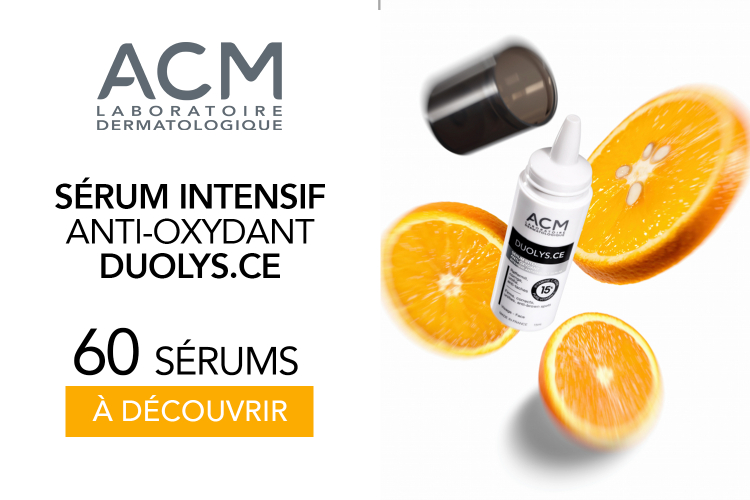 DUOLYS CE 15% Sérum intensif anti-oxydant de Laboratoire Dermatologique ACM : 60 sérums à tester !