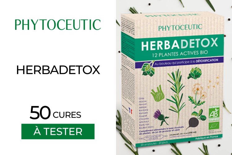 HERBADETOX PHYTOCEUTIC : 50 CURES À TESTER !