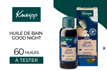 Huile de bain Good Night de Kneipp : 60 huiles à tester !