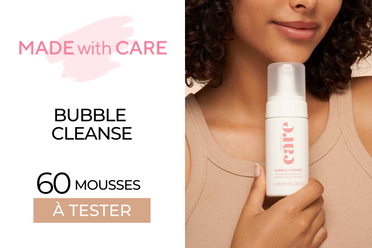60 Bubble Cleanse de Made with Care à tester !