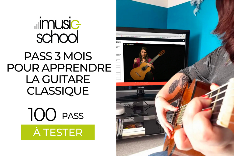 100 places pour apprendre la guitare classique avec imusic-school !