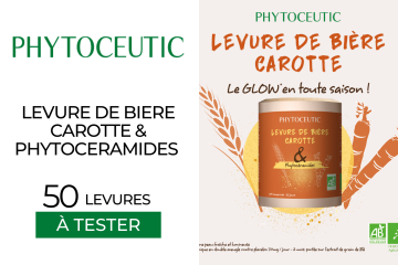 LEVURE DE BIERE CAROTTE & PHYTOCERAMIDES de Phytoceutic : 50 cures à tester !