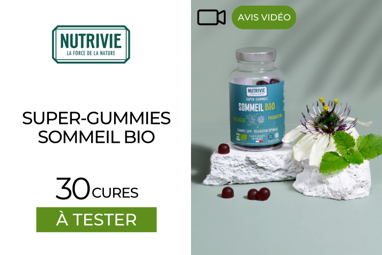 AVIS VIDEO - 30 Gummies SOMMEIL BIO NUTRIVIE à tester !