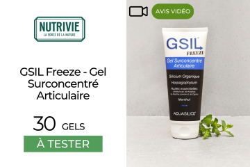 AVIS VIDEO - 30 GSIL Freeze - Gel Surconcentré Articulaire AQUASILICE