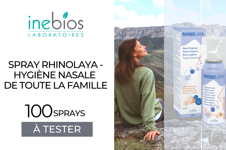 100 Sprays RHINOLAYA - Hygiène nasale de toute la famille à tester !