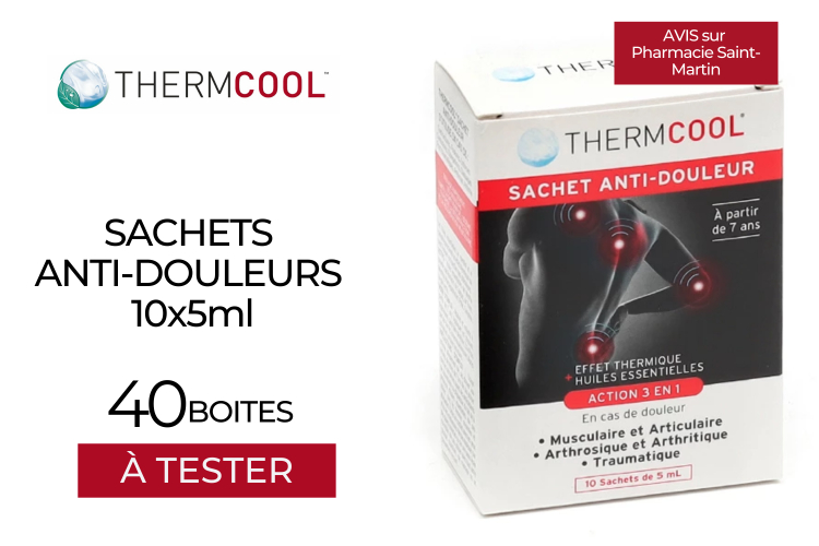 40 Sachets Anti-douleur de ThermCool à tester !