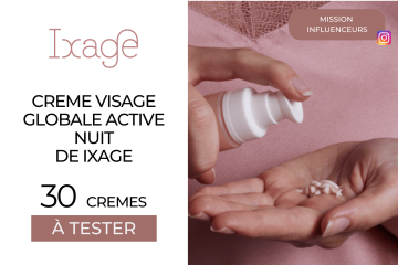 Mission INFLUENCE : Crème Visage Globale Active Nuit à tester !