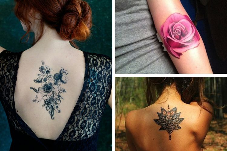 15 idées de tatouages avec des fleurs