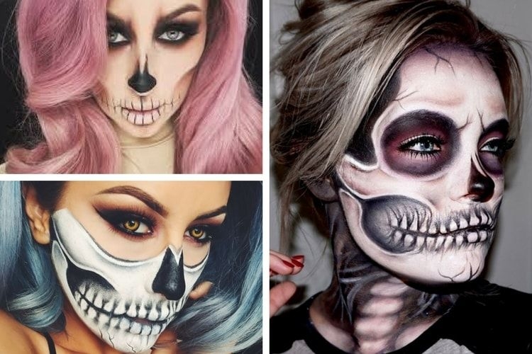 Les meilleurs maquillages tête de mort pour Halloween