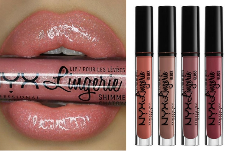 NYX : les Lip Lingerie se déclinent en versions gloss, glitter et shimmer !