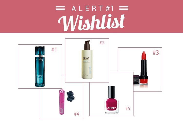 Wishlist alert : soin, maquillage et vernis pour le mois de janvier