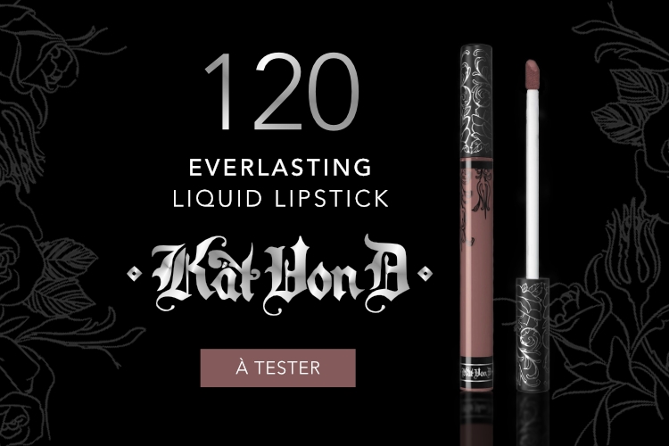 120 Everlasting Liquid Lipstick de Kat Von D Ã  tester