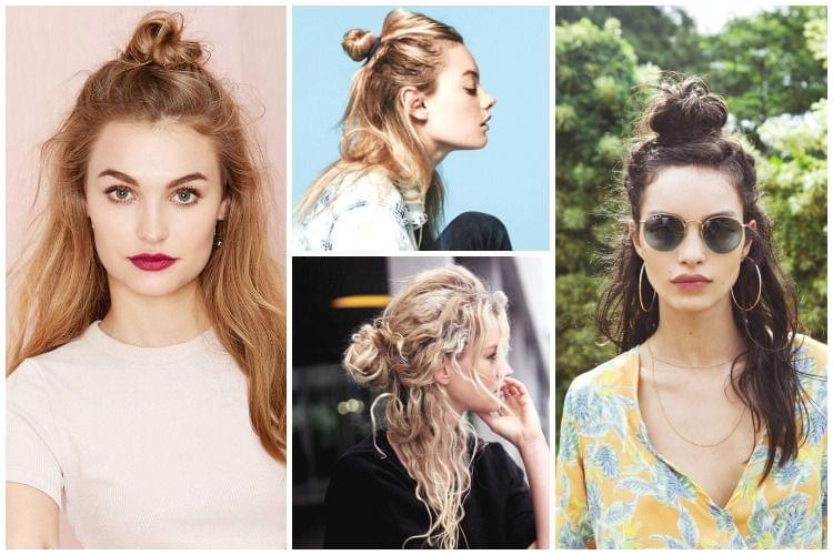 Le half bun, coiffure de l’été 2015