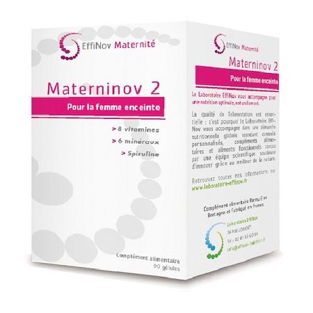 MATERNINOV 4 – COMPLÉMENT ALIMENTAIRE APRES GROSSESSE et/ou ALLAITEMENT –  Solution aux Carences d’après Grossesse – Diminue Fatigue, Stress