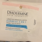 Lingettes express 3en 1, Diadermine - Soin du visage - Démaquillant / démaquillant waterproof