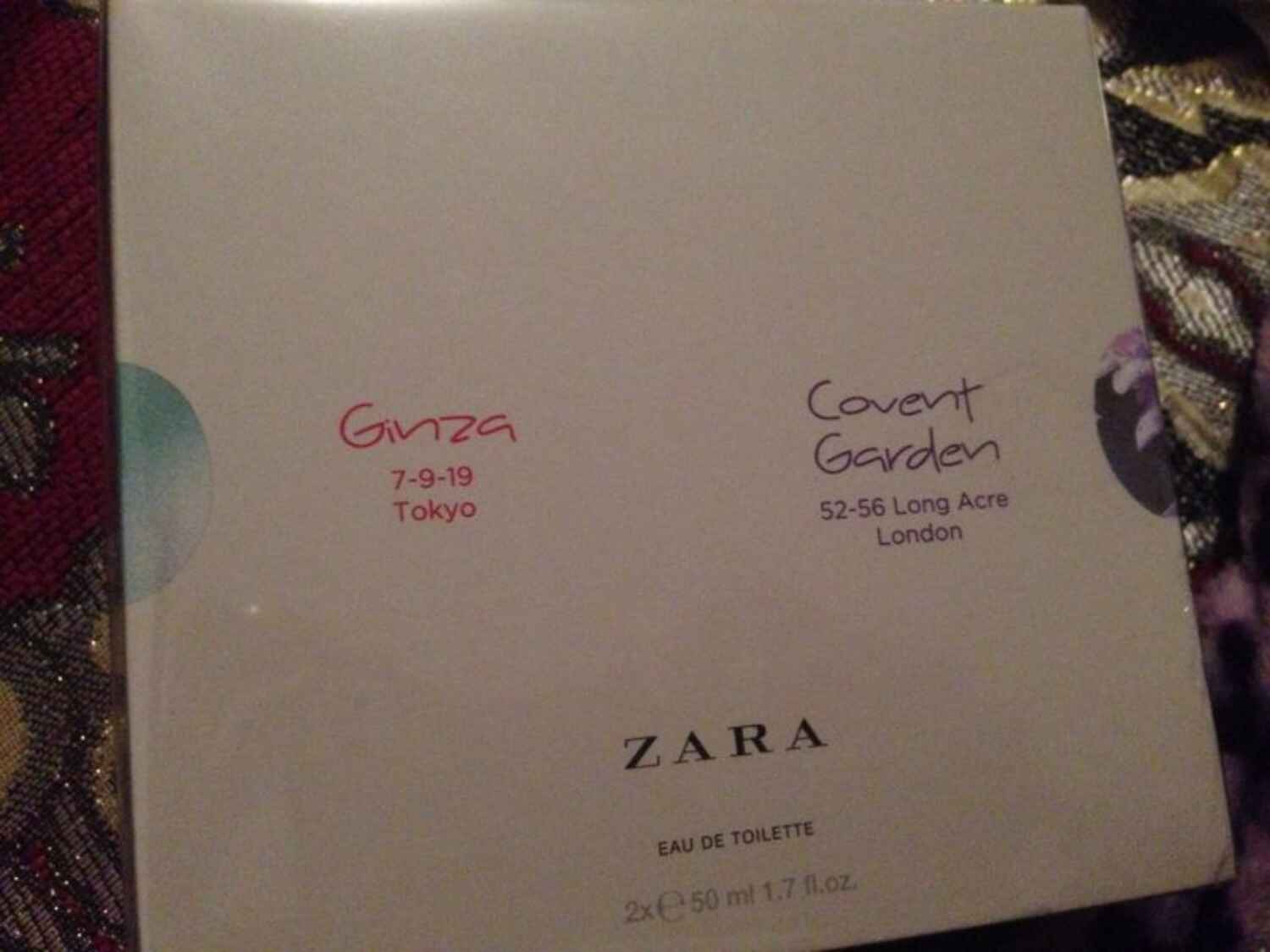 Avis Ginza covent garden Zara Parfums