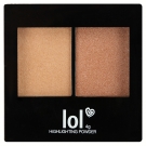 Palette highlighter duo, BYS - Maquillage - Illuminateur