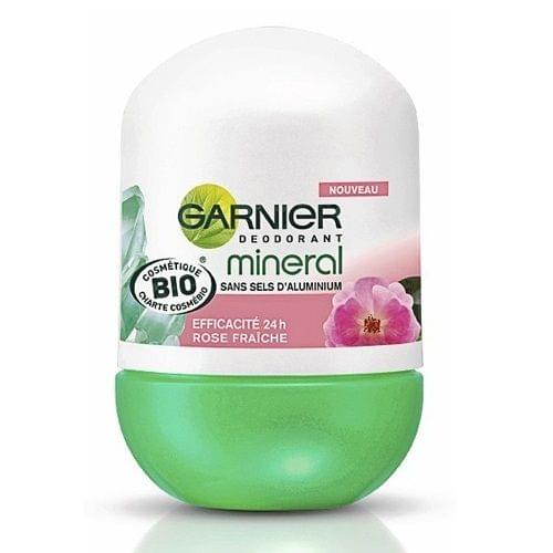 Avis Déodorant Minéral Bio Rose fraîche Garnier Soin du corps