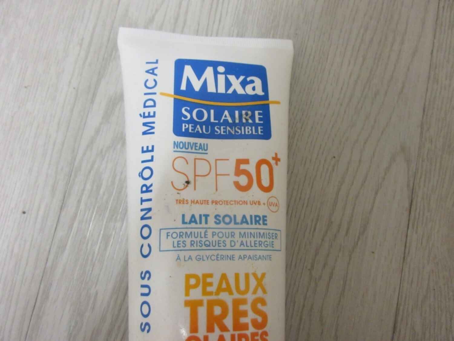 Avis Mixa Solaire Peau Sensible Visage