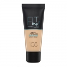 Fit Me Fond de Teint Matifiant, Maybelline New York - Maquillage - Anticernes et correcteurs