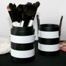 12 Piece Black and White Travel Set, Morphe - Accessoires - Pinceaux yeux et teint en kit