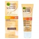 Ambre solaire,  BB Crème Protectrice Spécial visage et décolleté FPS 30, Garnier - Soin du visage - Ecran solaire