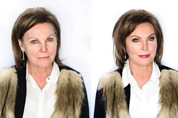 maquillage avant-après : les signes de l'âge