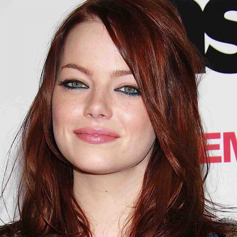 La coloration auburn d'Emma Stone