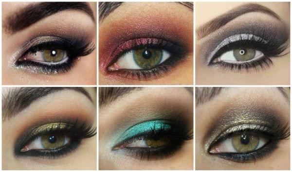 maquillage sophistiqué yeux verts